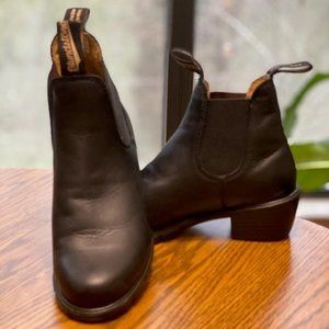 Blundstone Women Heeled Boots Black US 6.5 EU 35.5
